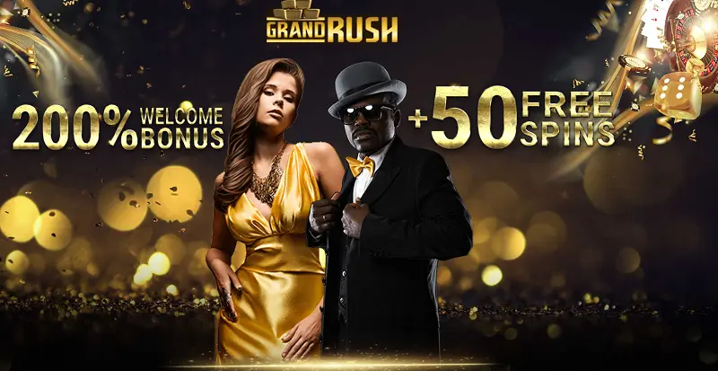 Welcome 30 free spins at Grand rush casino and 200% + 50 Free spins at 7 chakras slots