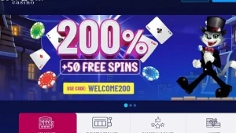 200% Welcome Bonus Cool cat Casino